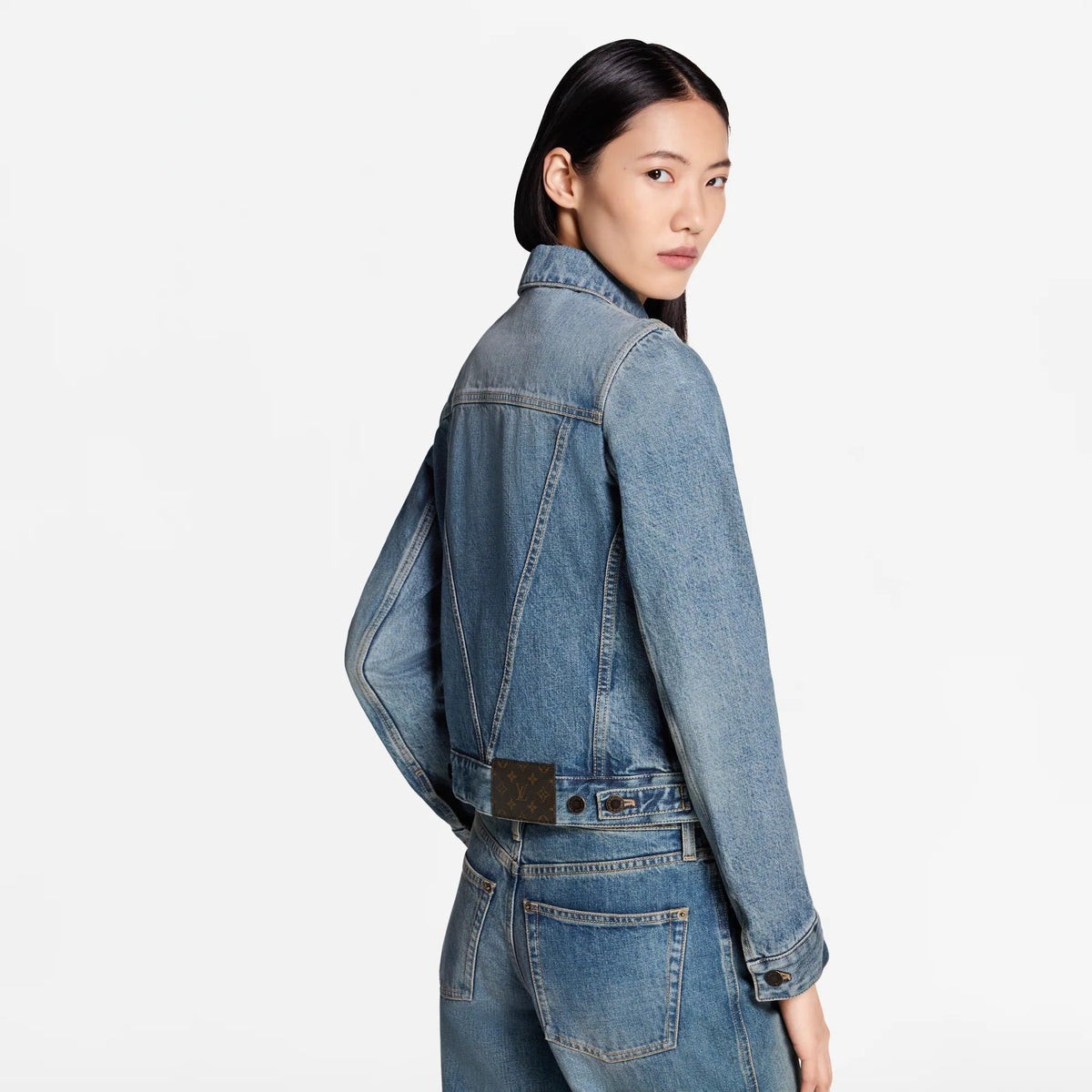 LV Patch Denim Jacket