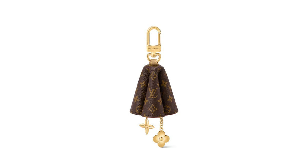 Cloche Cle Flower Bag Charm
