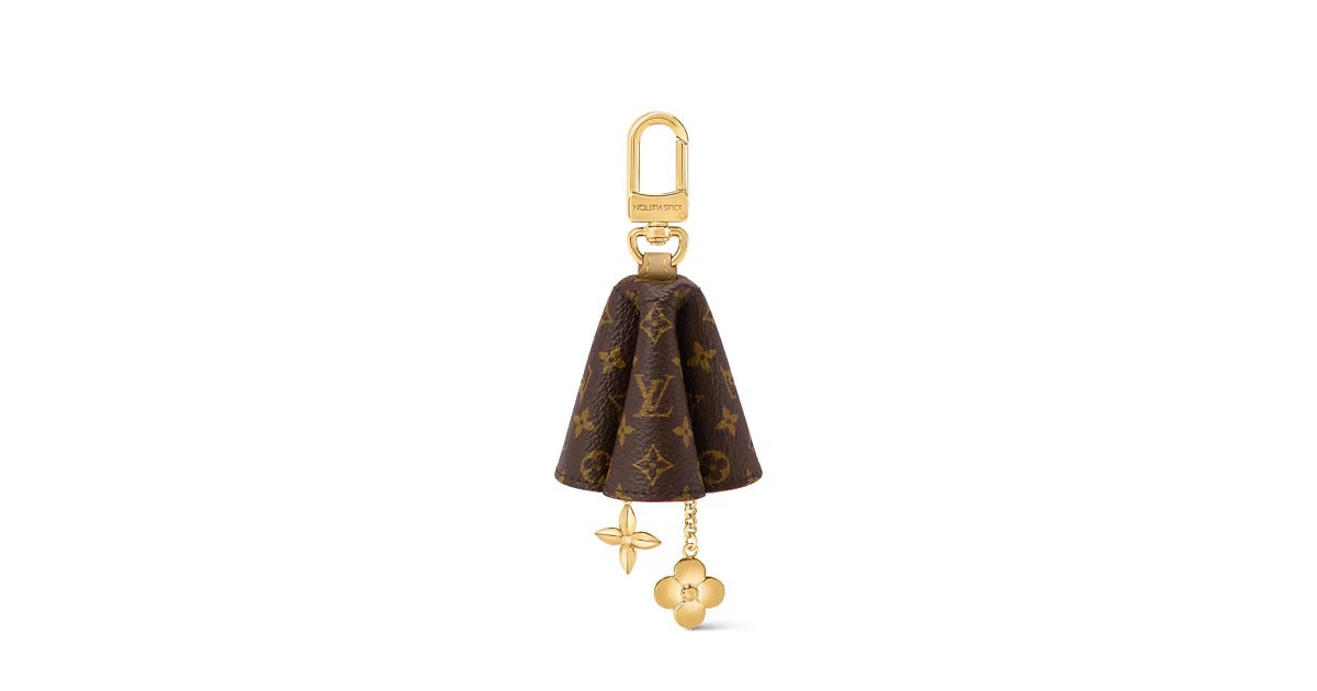 Cloche Cle Flower Bag Charm