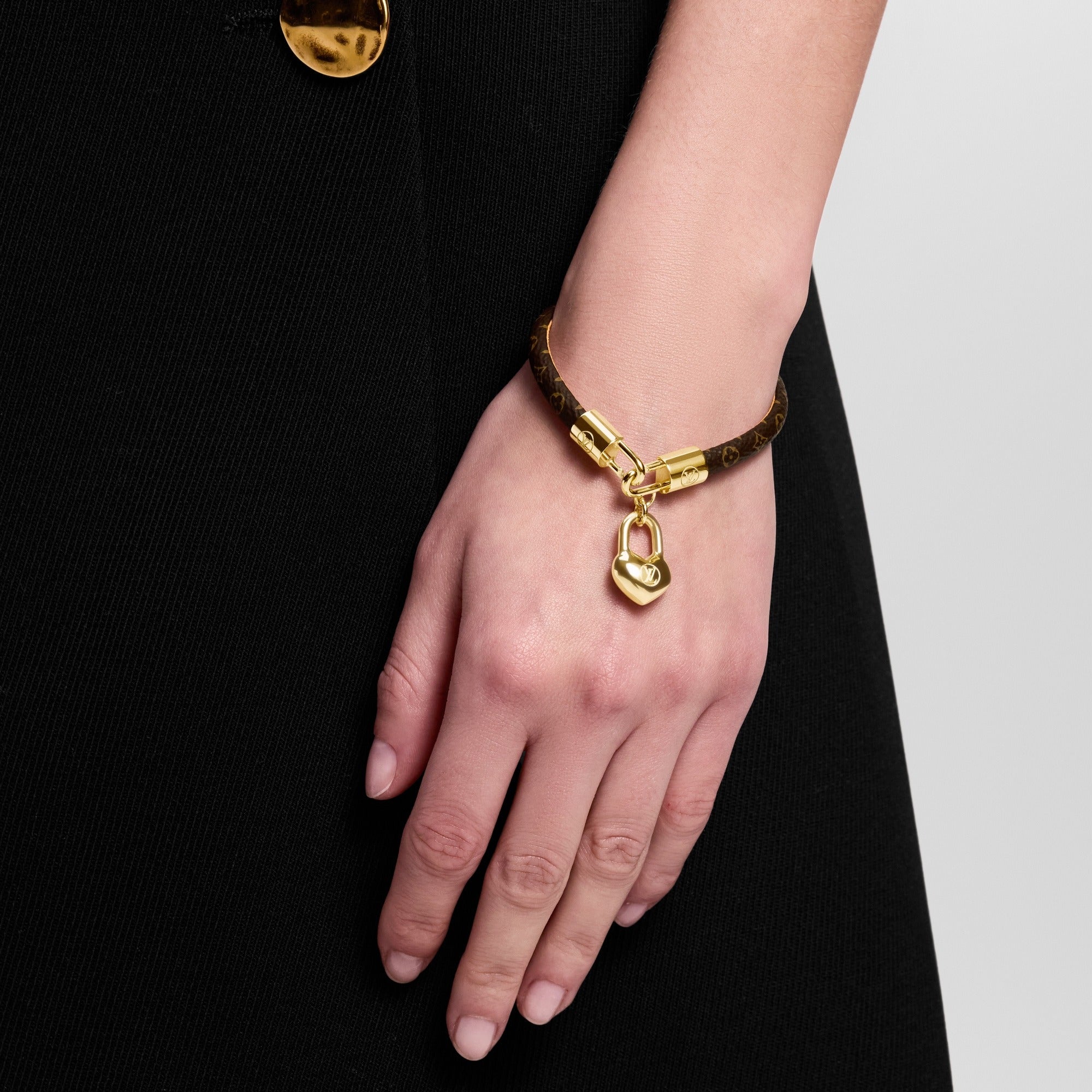 Crazy In Lock Charm Bracelet