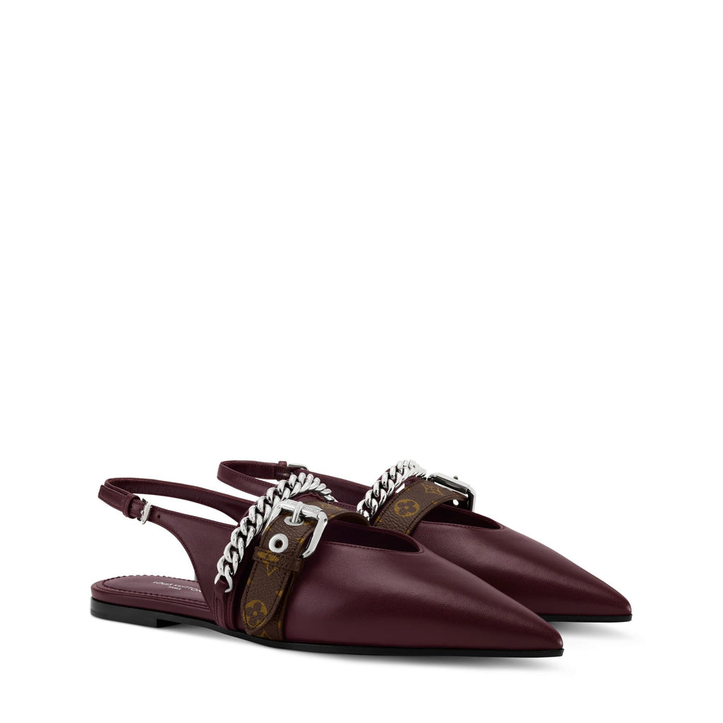LV Vibe Slingback Flat Ballerina