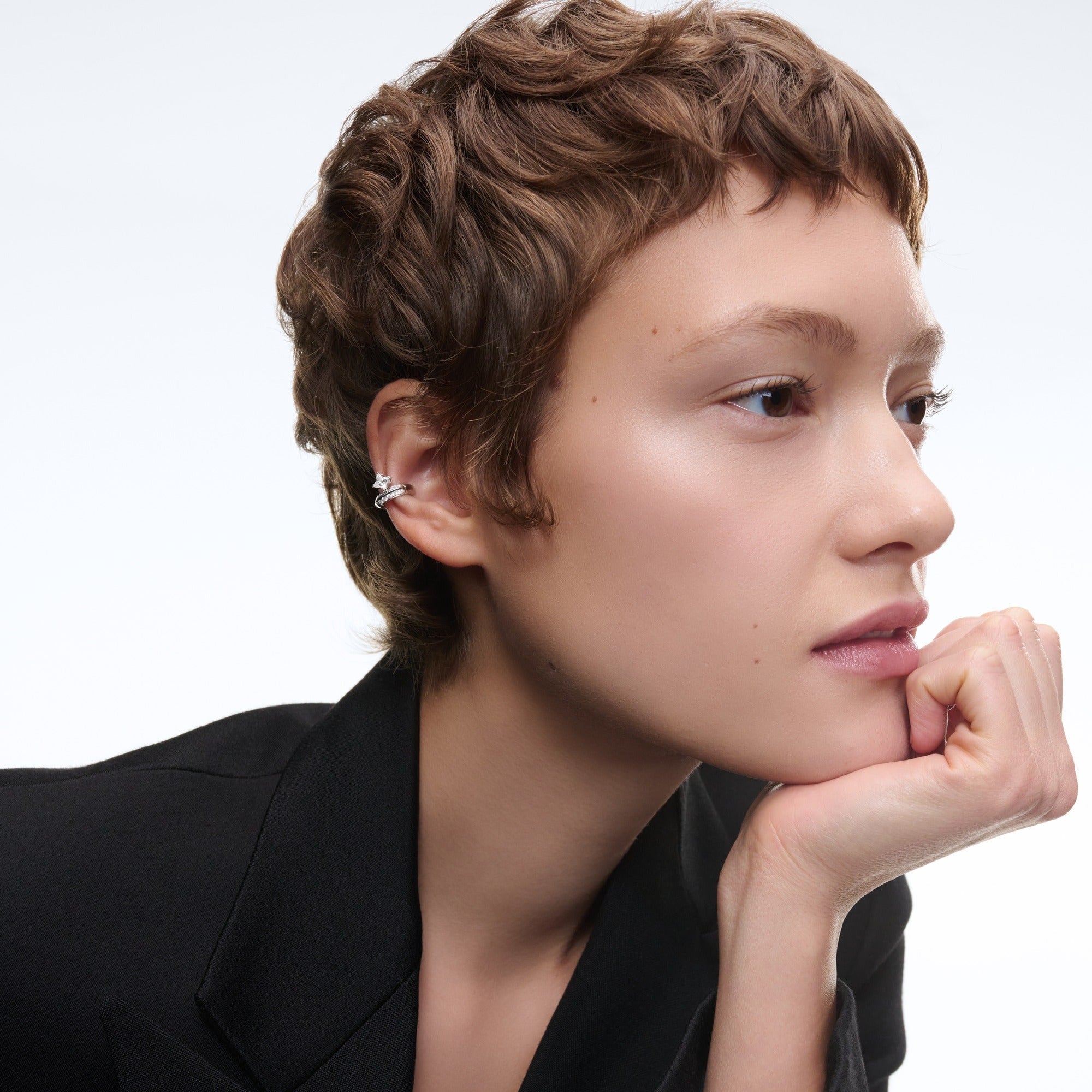 LV Diamonds Earcuff, LV Monogram Star cut