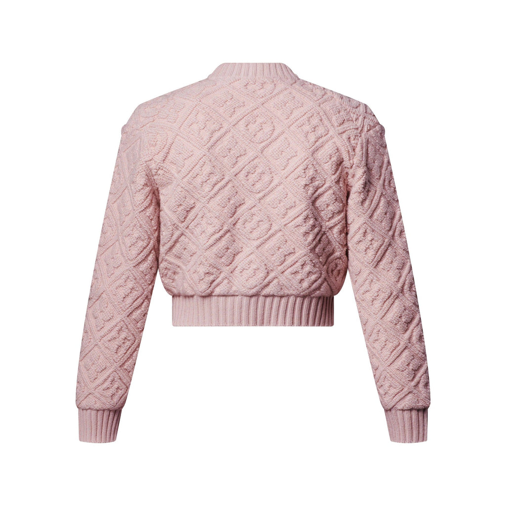 Monogram Toweling Cardigan