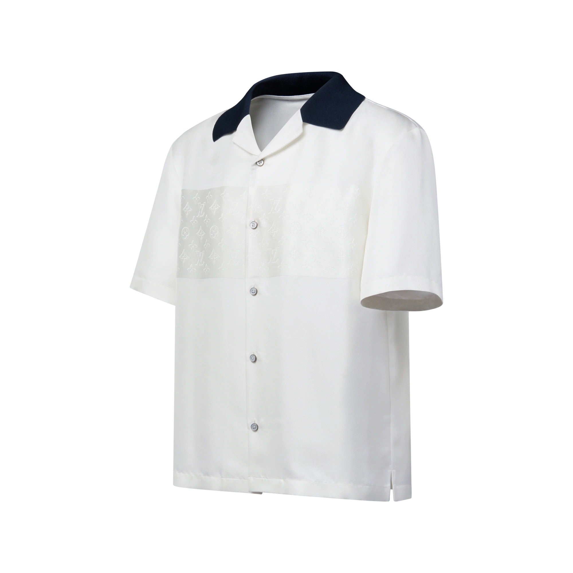 Short-Sleeved Silk Shirt