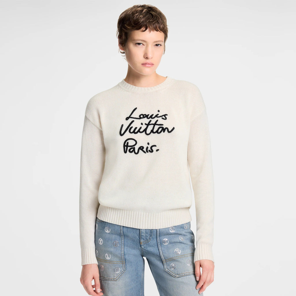 Cursive Signature Pullover