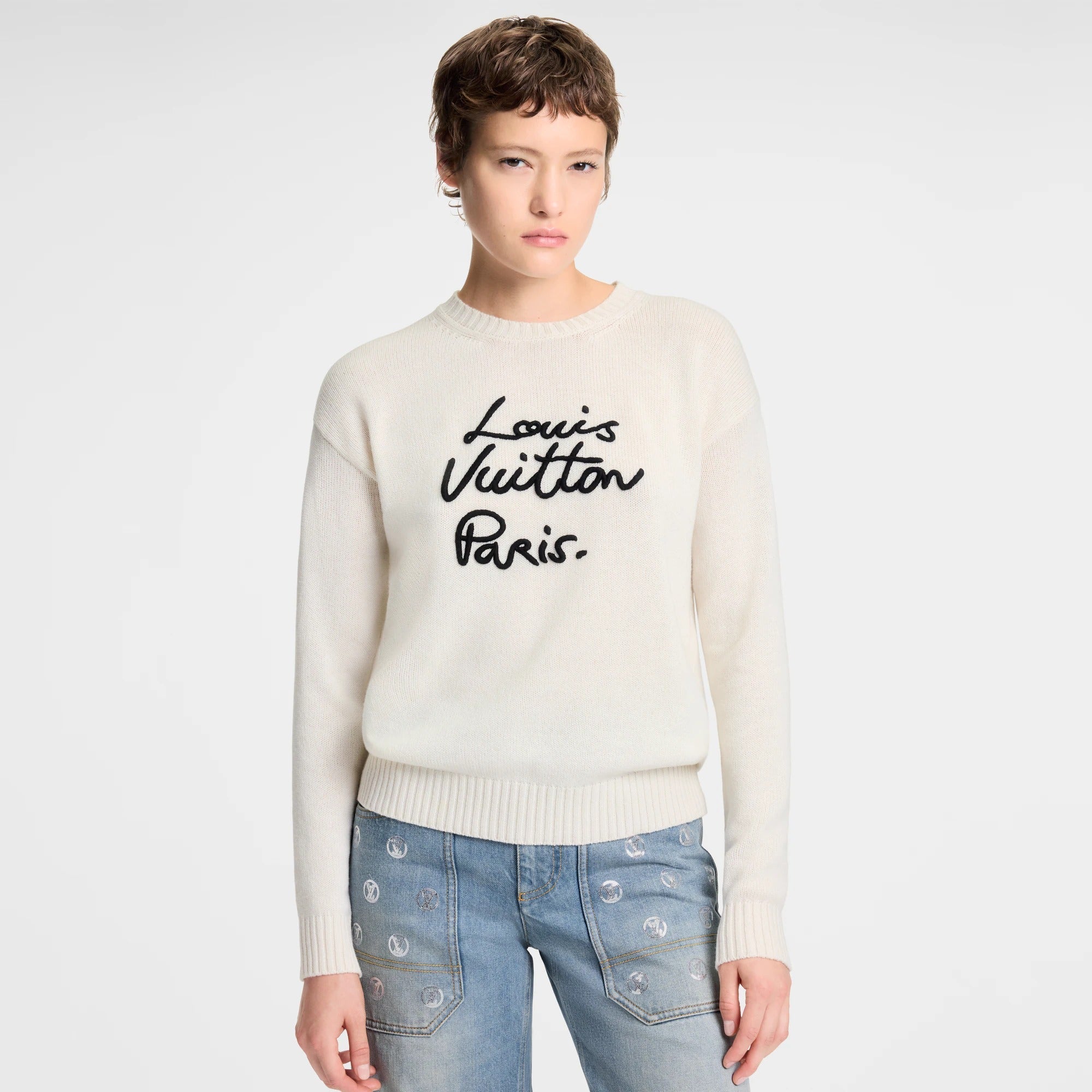Cursive Signature Pullover