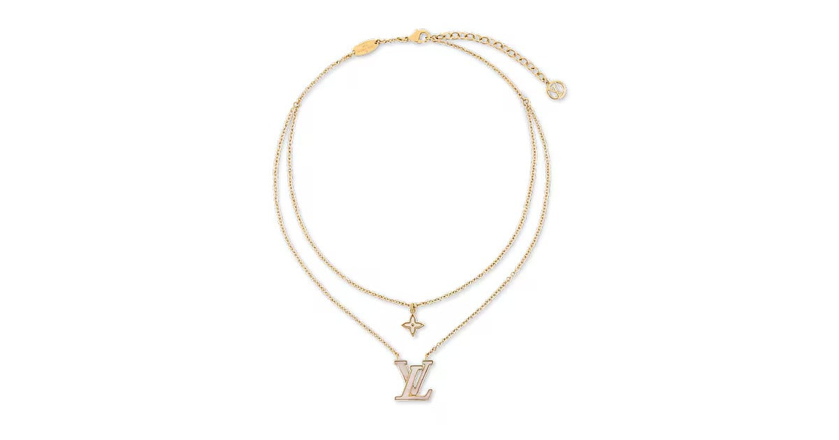 Lady LV Pearlescent Necklace