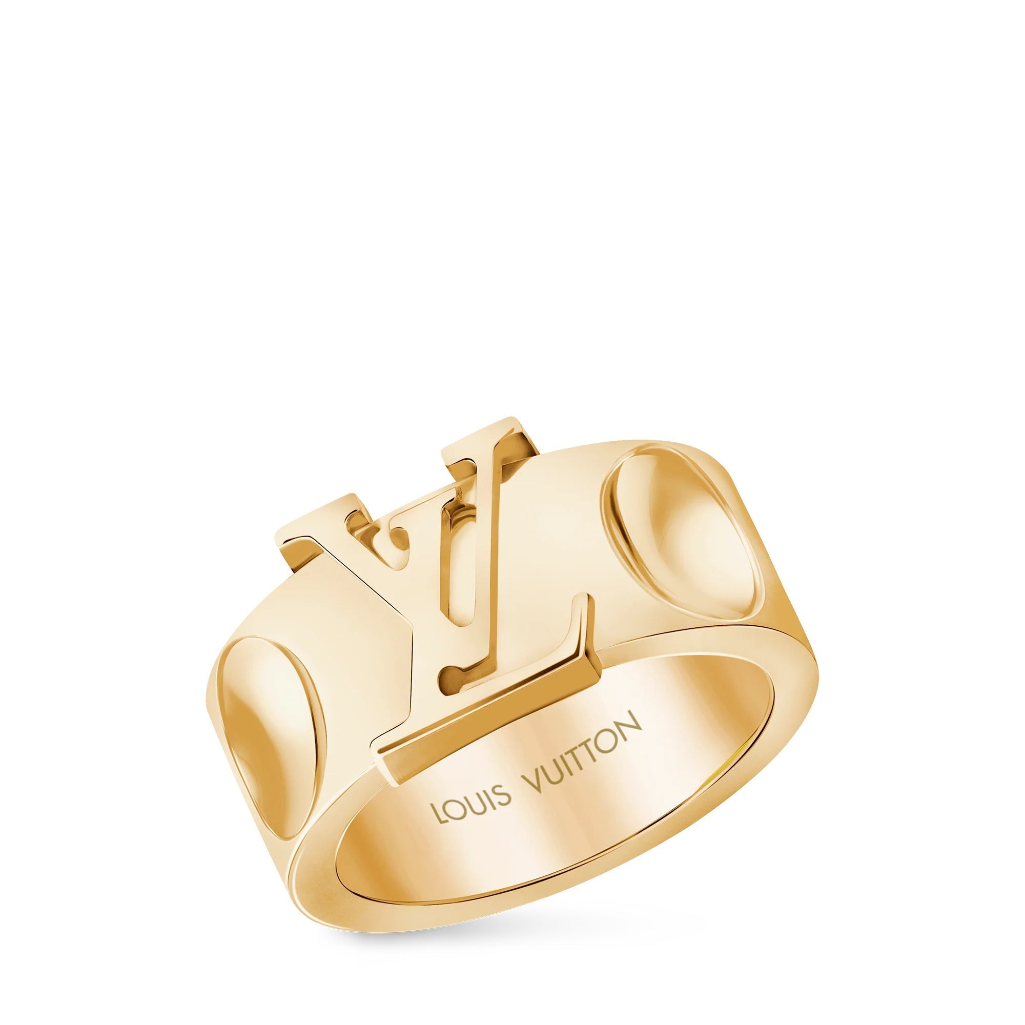 Empreinte Large Ring, Yellow Gold