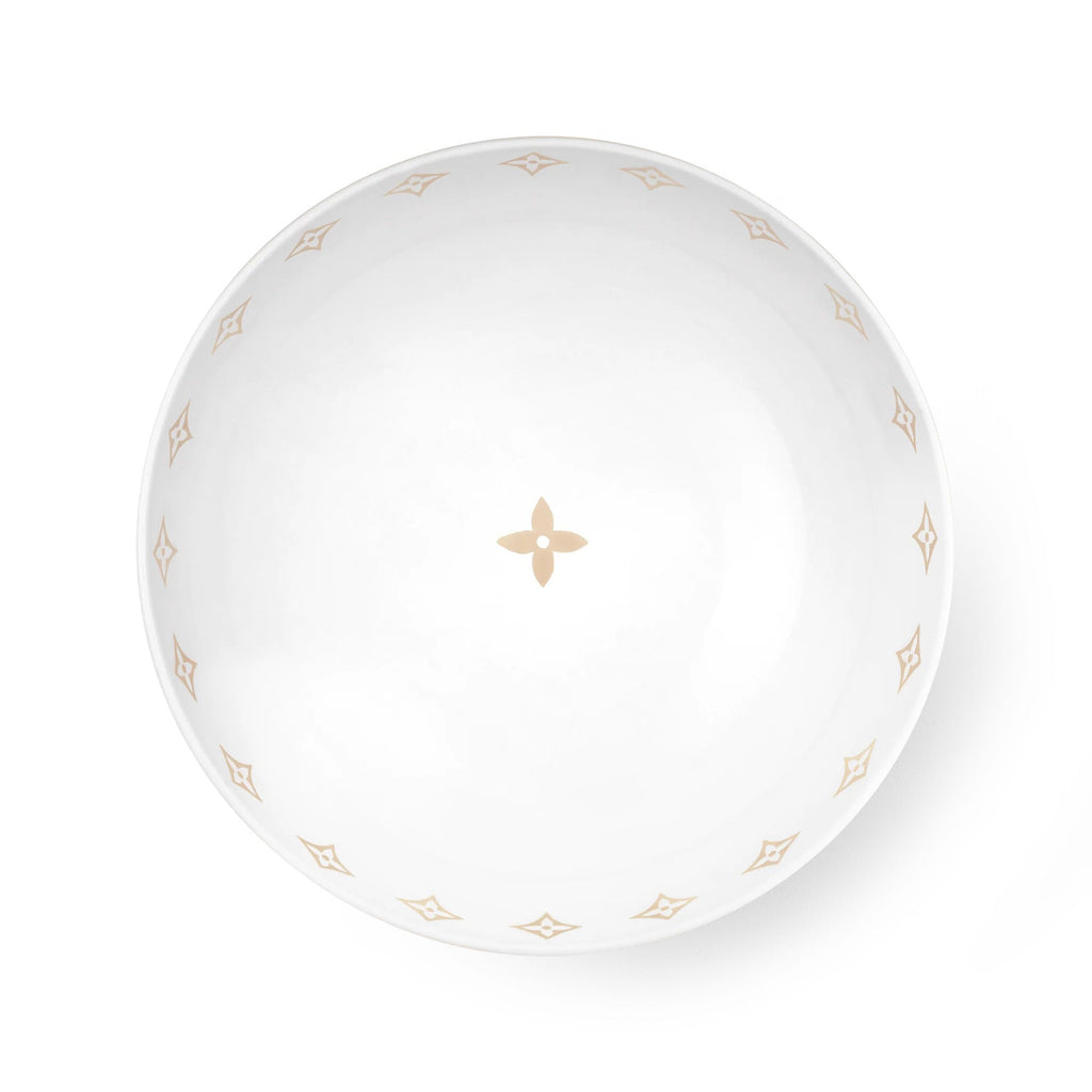Large Bowl Monogram Flower Tile