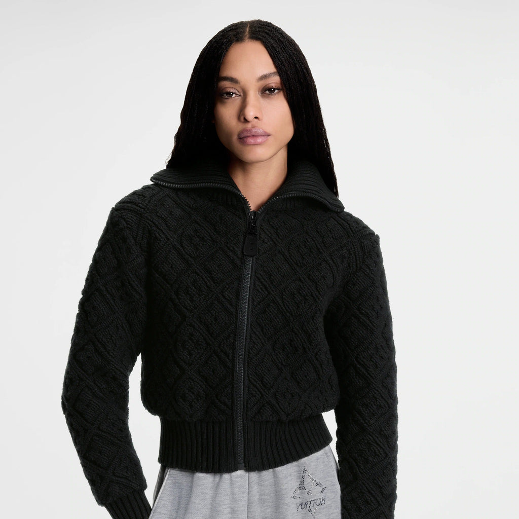 Monogram Toweling Zip-Up Jacket