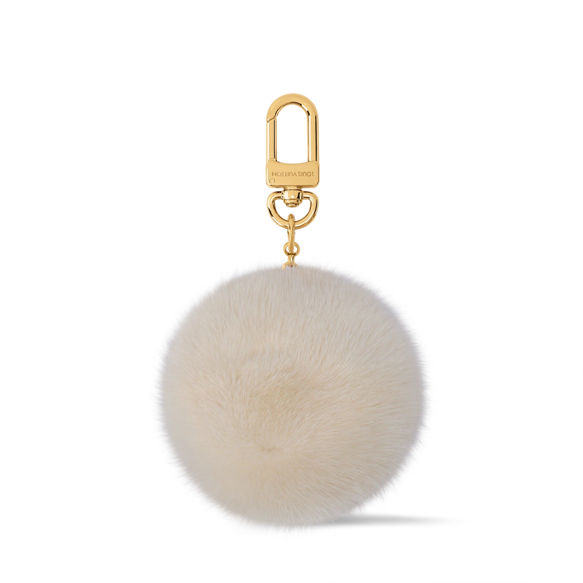 LV Panda Pompon Bag Charm