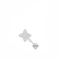 LV Diamonds Double Stud, Round Brilliant cut - per unit
