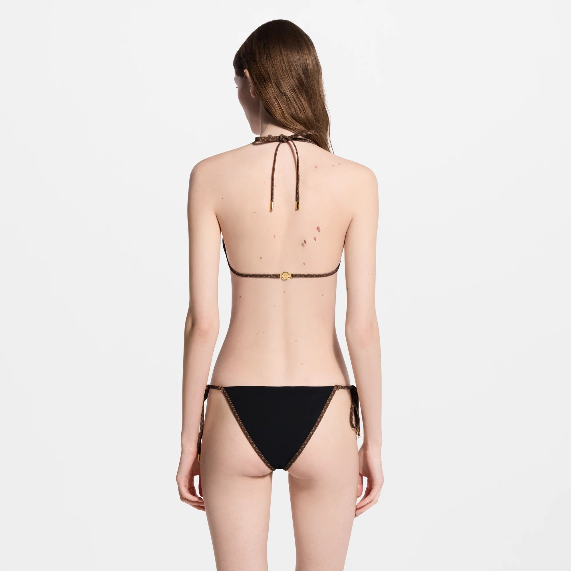 Monogram Accent Bikini Top
