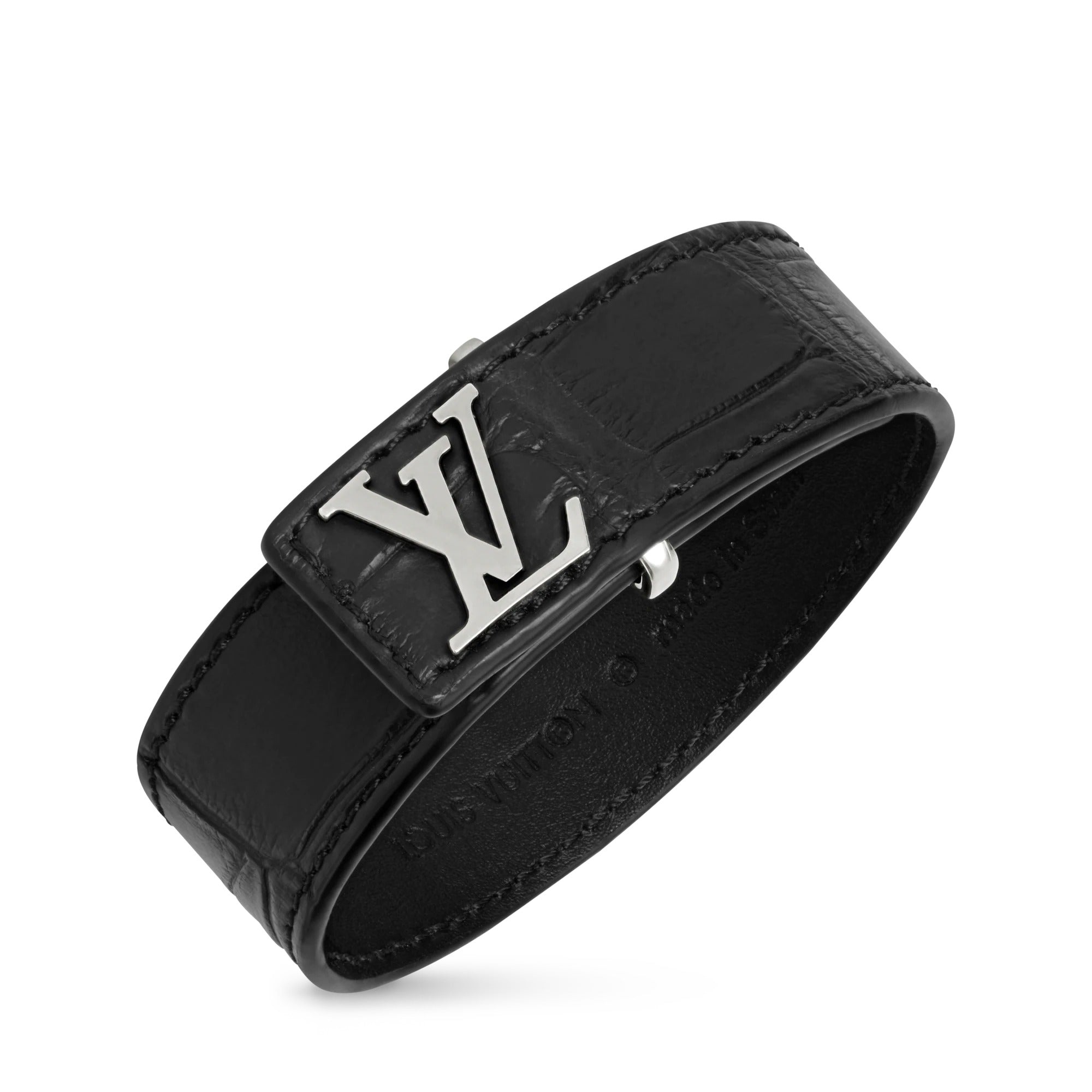 LV Slim Crocodile Bracelet