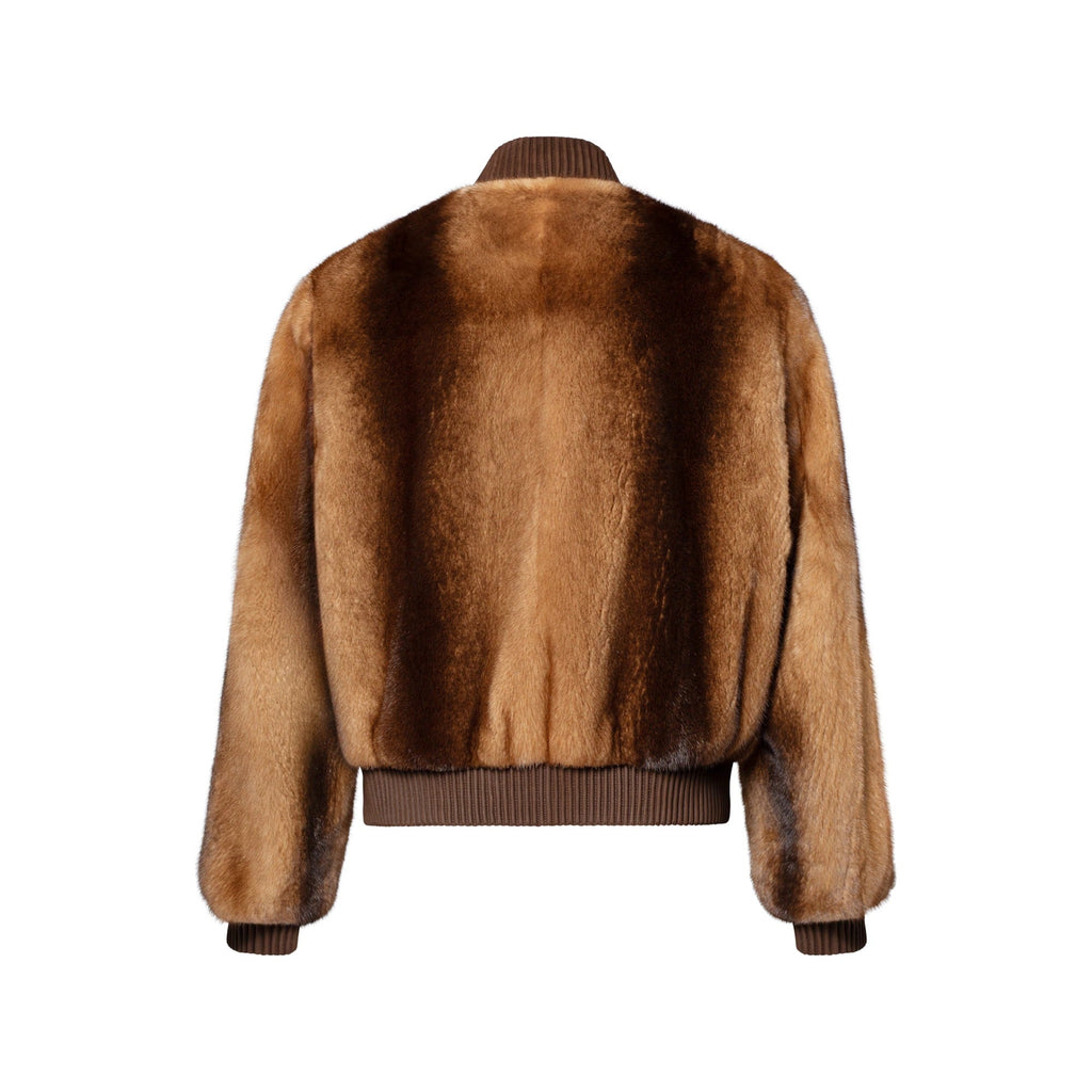 Mink Zippered Bomber