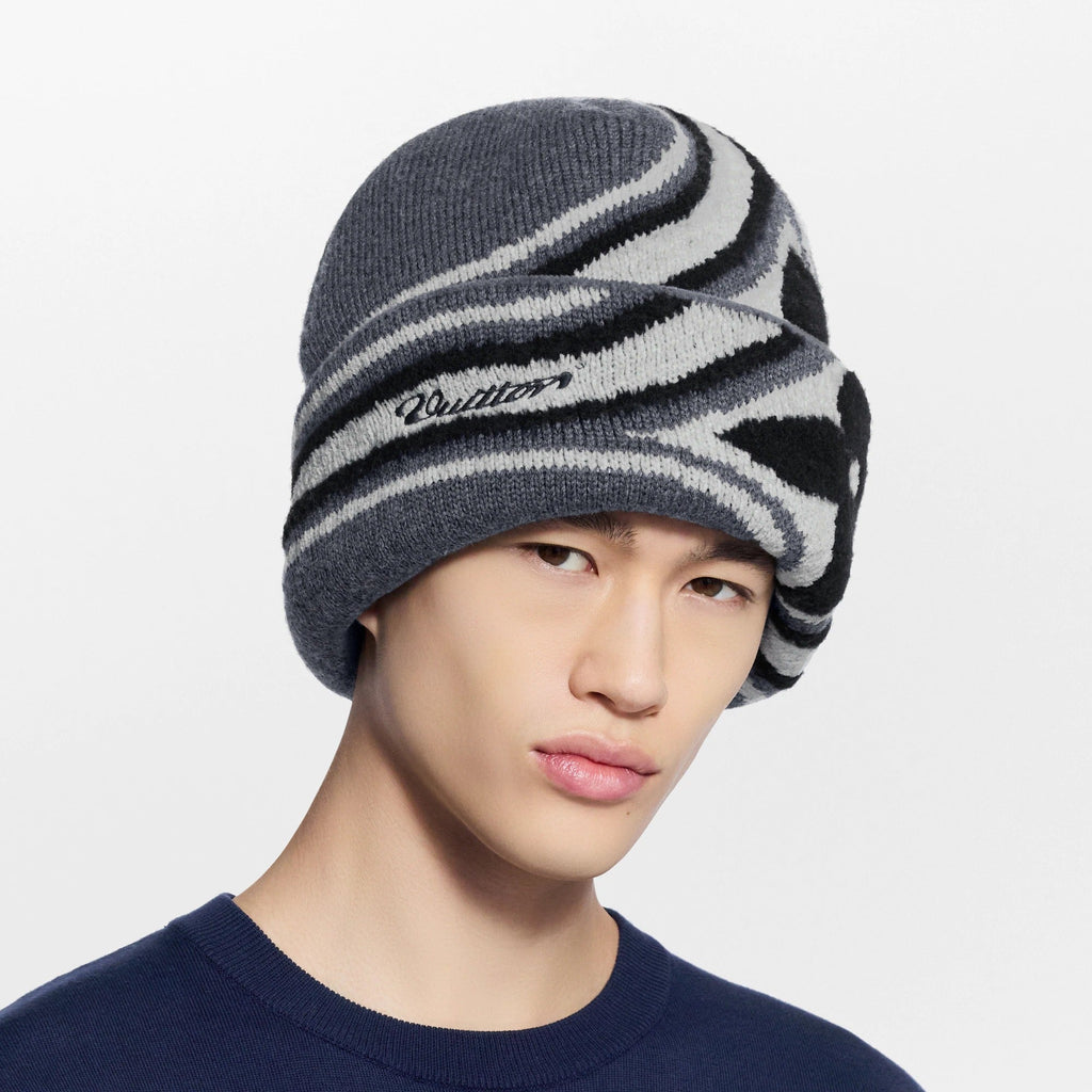 LV Crush Graphic Flower Beanie