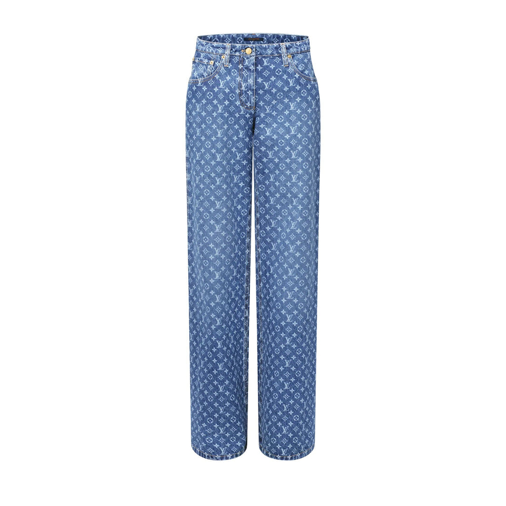 Monogram Flared Jeans