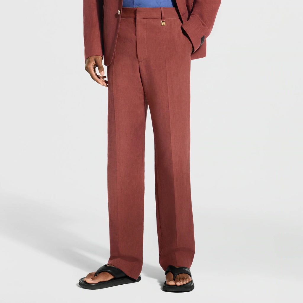 Linen Cigarette Pants