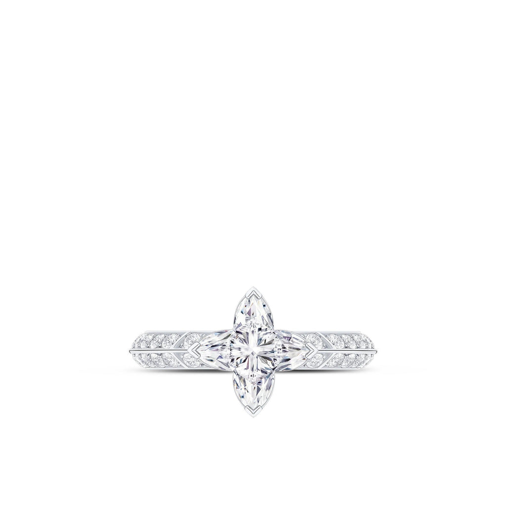 LV Diamonds Pavé Solitaire, LV Monogram Star cut