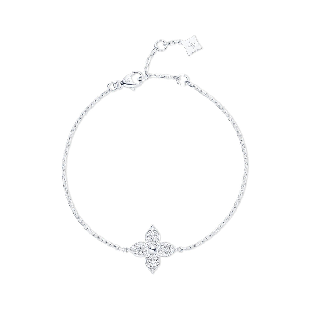Idylle Blossom Bracelet, White Gold, Diamonds