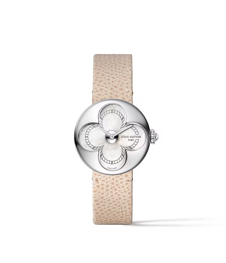 Color Blossom, Quartz, 26 MM, Steel and White Mother-Of-Pearl