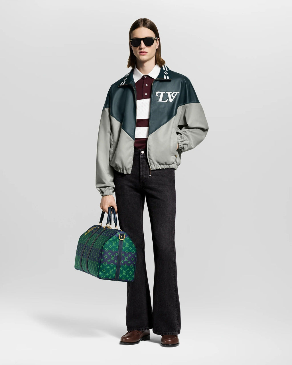 LV Slide Round Square Sunglasses