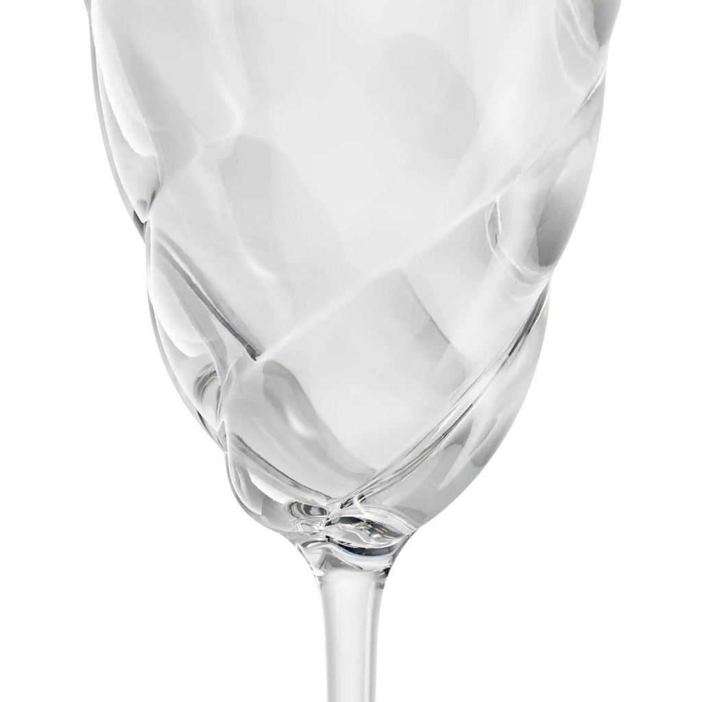 Twist Set of 2 Champagne Glass H25