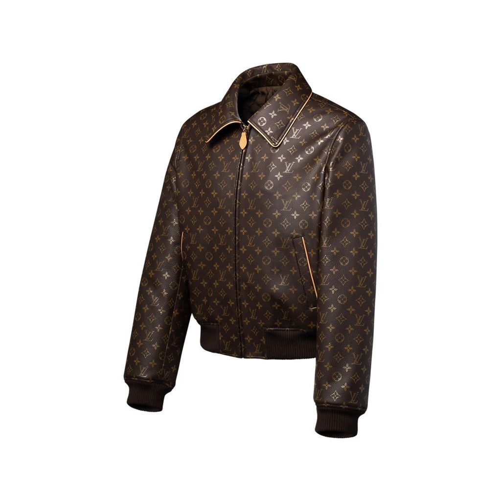 Monogram Padded Leather Blouson