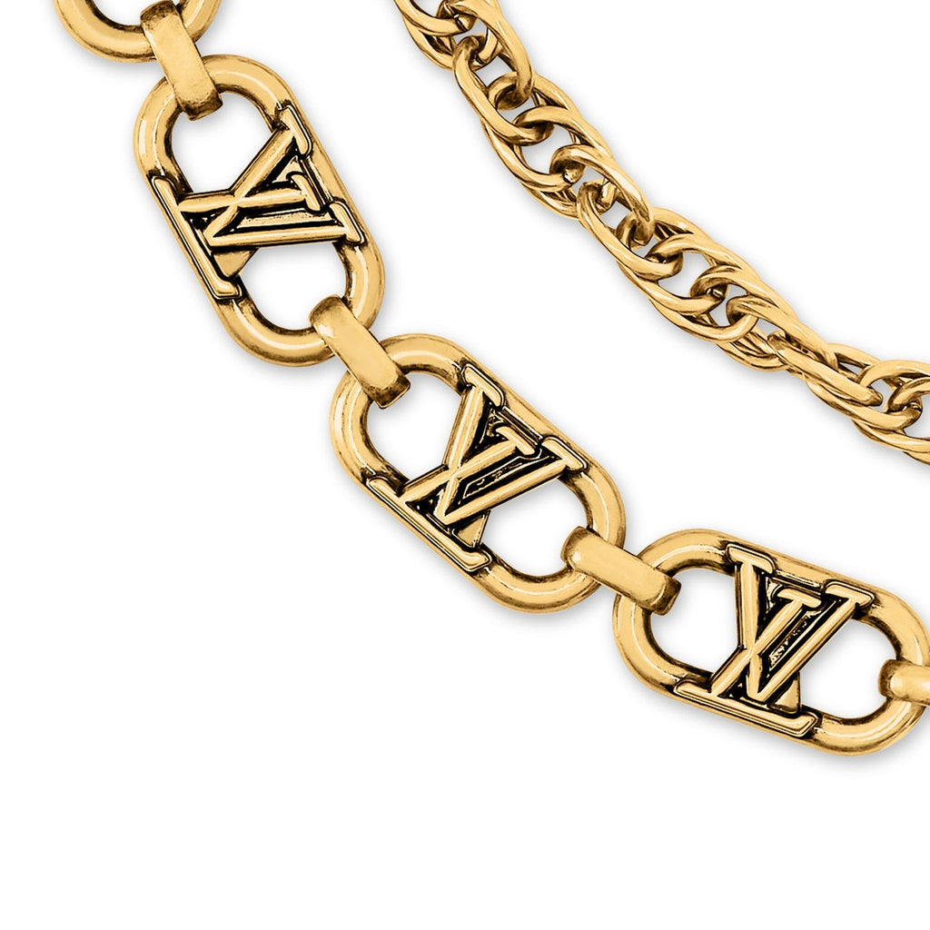 LV Flower Links Chain Belt