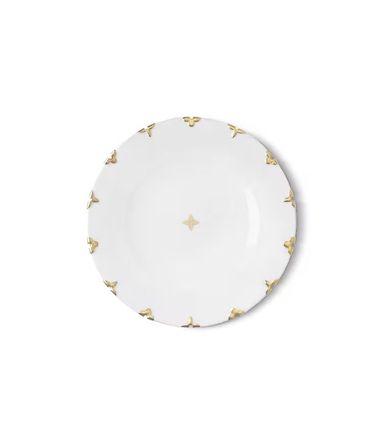 Flower Crown Set of 2 Dessert Plates