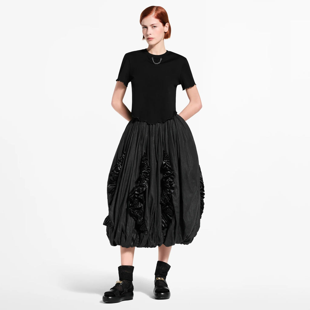 Scallop Hem Crop Top