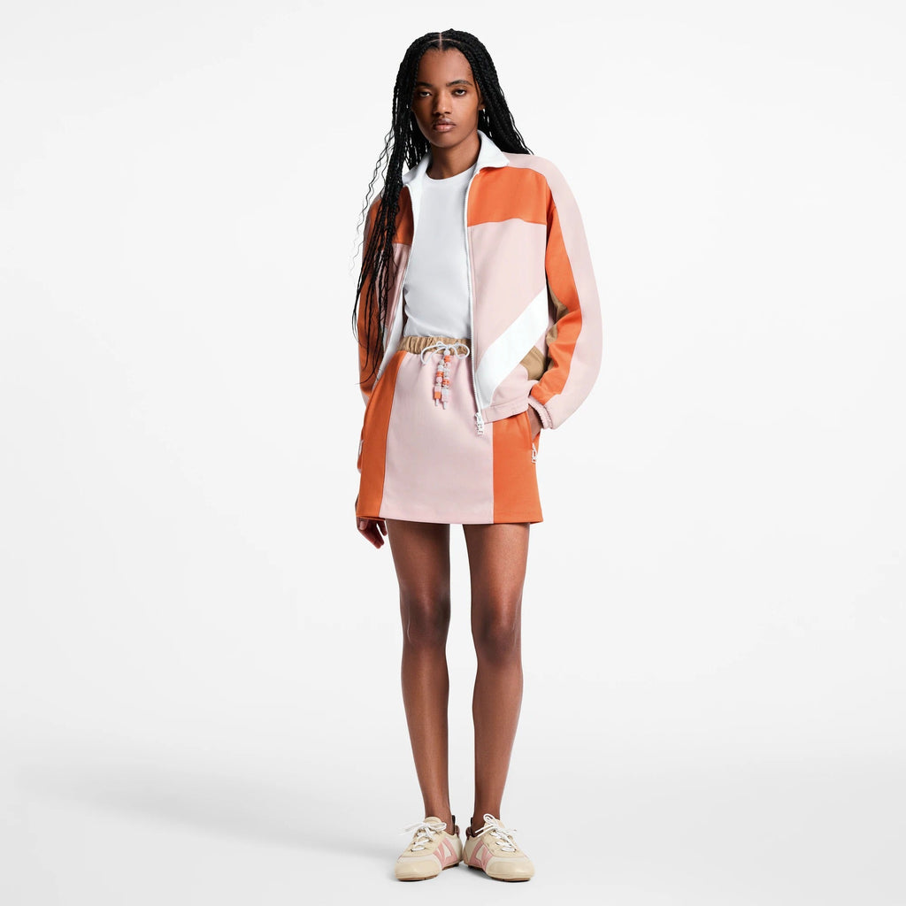 Color-Blocked Mini Skirt