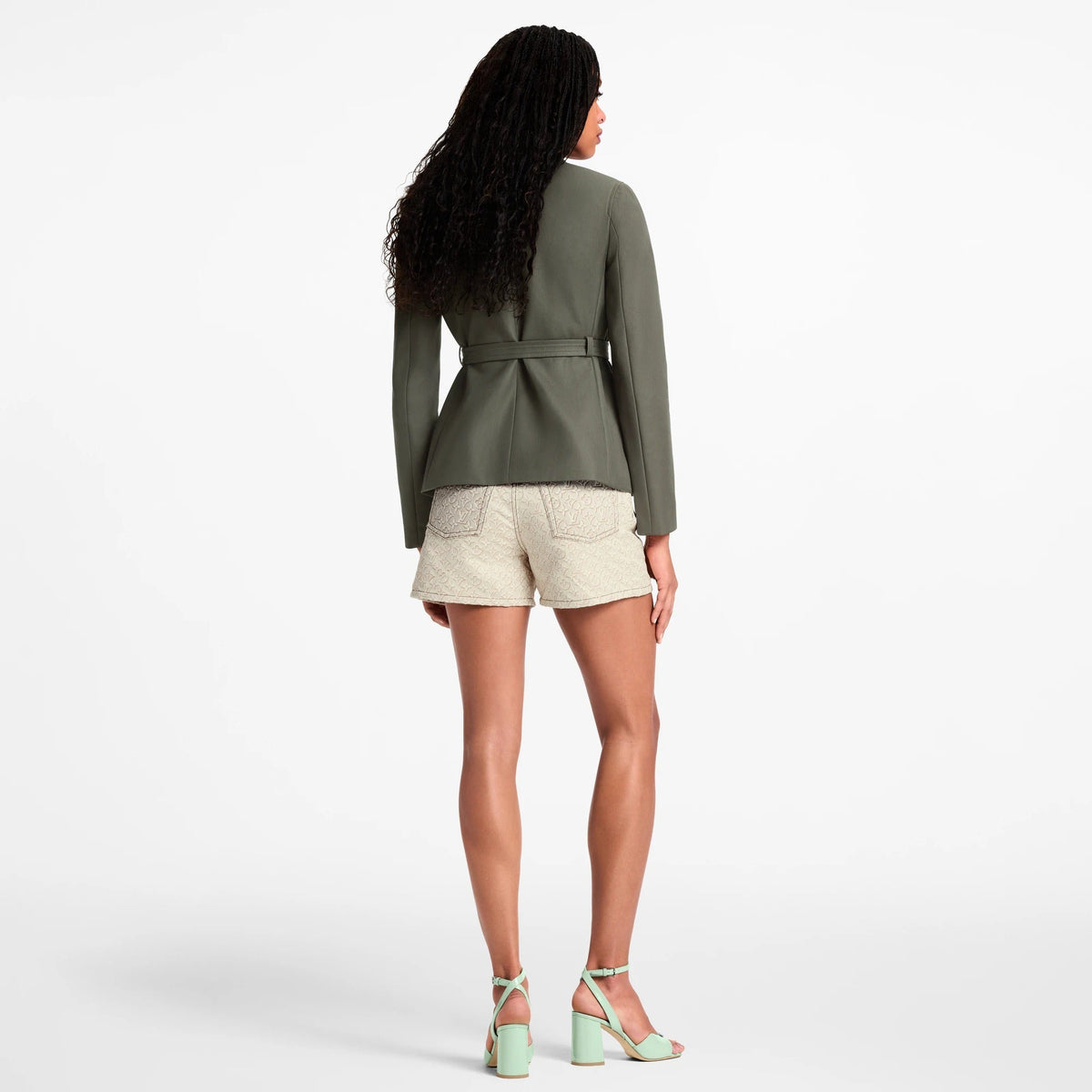 Belted Double-Breasted Jacket