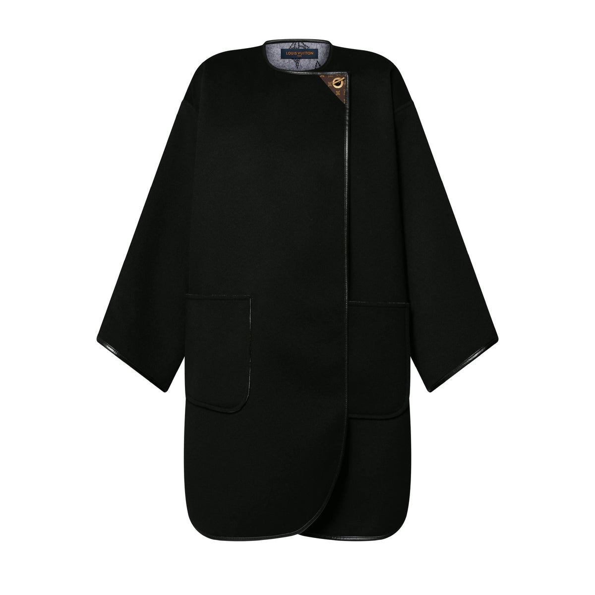 Double Face Toggle Detail Coat