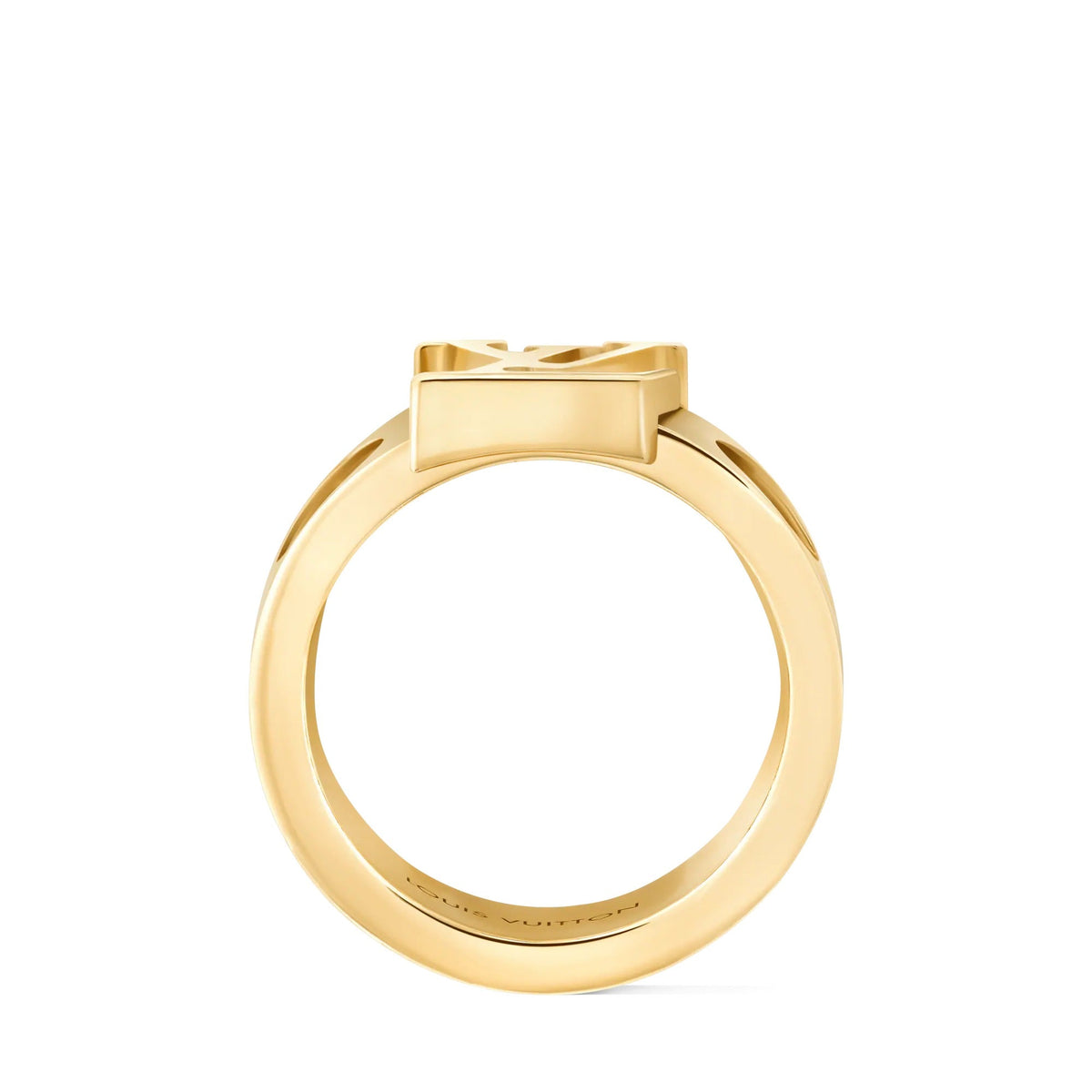 Empreinte Large Ring, Yellow Gold