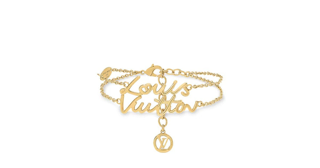 LV Script Bracelet