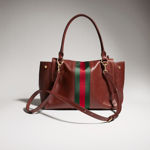 Paparazzo medium top handle bag - chestnut leather