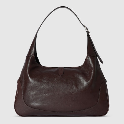 Gucci Jackie 1961 large crossbody bag - dark brown leather