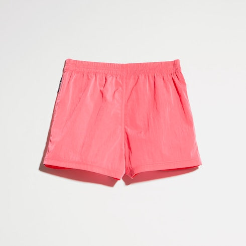 Baby nylon froissé shorts - pink