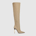 Women's Bombshell boot - sand and brown GG canvas