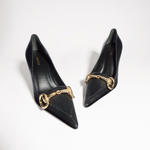 Women's Boulevard pump - black leather