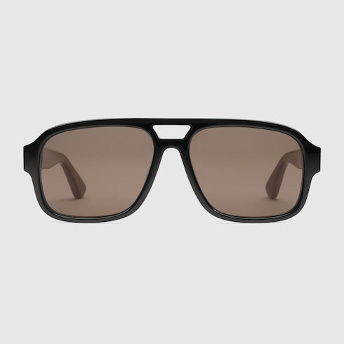 Navigator frame sunglasses - black injection