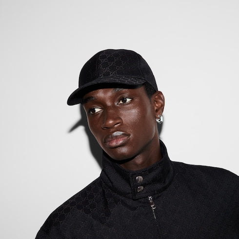 GG ripstop baseball hat - black