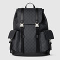 GG Black large backpack - black GG Supreme