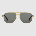 Navigator frame sunglasses - gold-toned metal