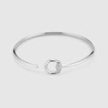 Gucci Horsebit diamond 18k bangle bracelet - 18k white gold
