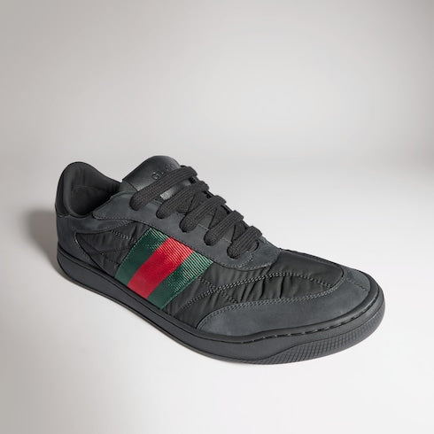 Men's Screener sneaker - black padded nylon