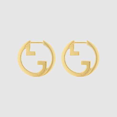 Gucci Blondie hoop earrings - gold-toned metal