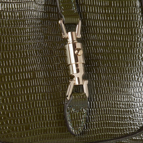 Jackie 1961 lizard mini bag - forest green leather