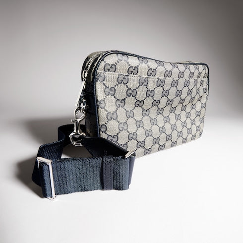 Gucci Essence Classic small crossbody bag - blue GG canvas